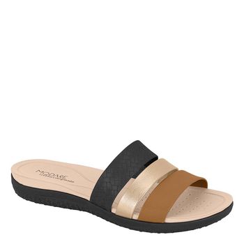 Sandalia-Preta-Camel-e-Dourada-Tres-Tiras-|-Modare-Tamanho--34---Cor--PRETO-0